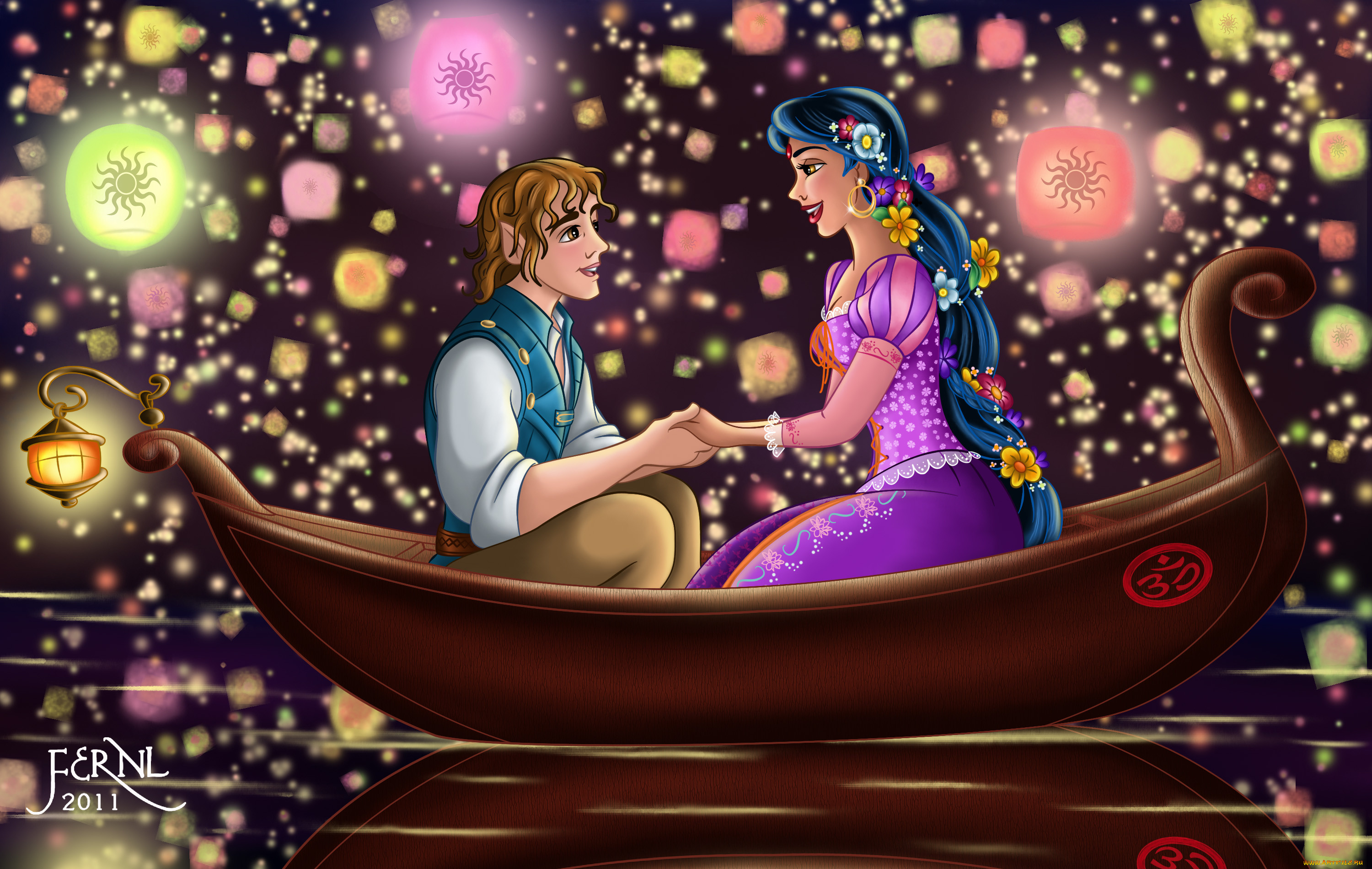 , tangled